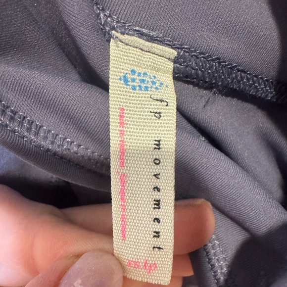 Free People Movement Topaz Leggings Small High Waist Colorblock Purple - Picture 6 of 8